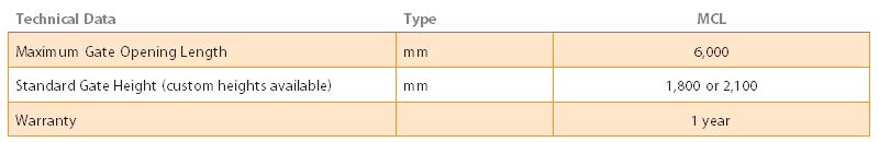 mcl specs